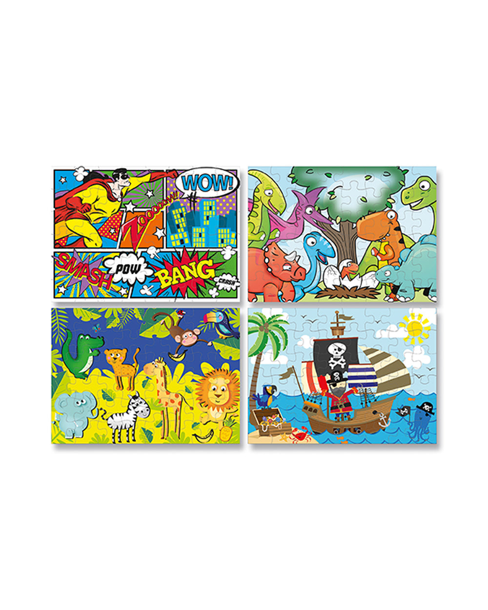 Eurowrap 207 Piece Boy 4 in1 Jigsaw Puzzle