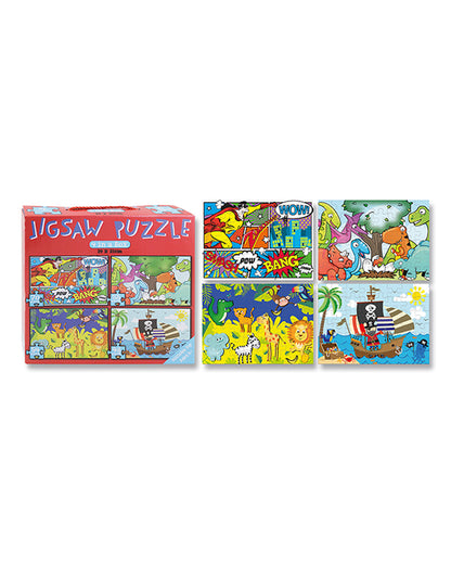 Eurowrap 207 Piece Boy 4 in1 Jigsaw Puzzle