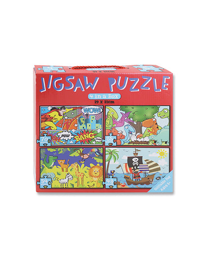 Eurowrap 207 Piece Boy 4 in1 Jigsaw Puzzle