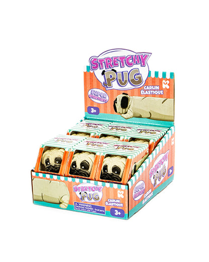 Keycraft Pocket Money Fun Stretchy Pug Assorted 1 Piece