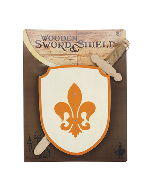 Keycraft Wood & Retro Fun Wood Sword & Shield FSC Certified