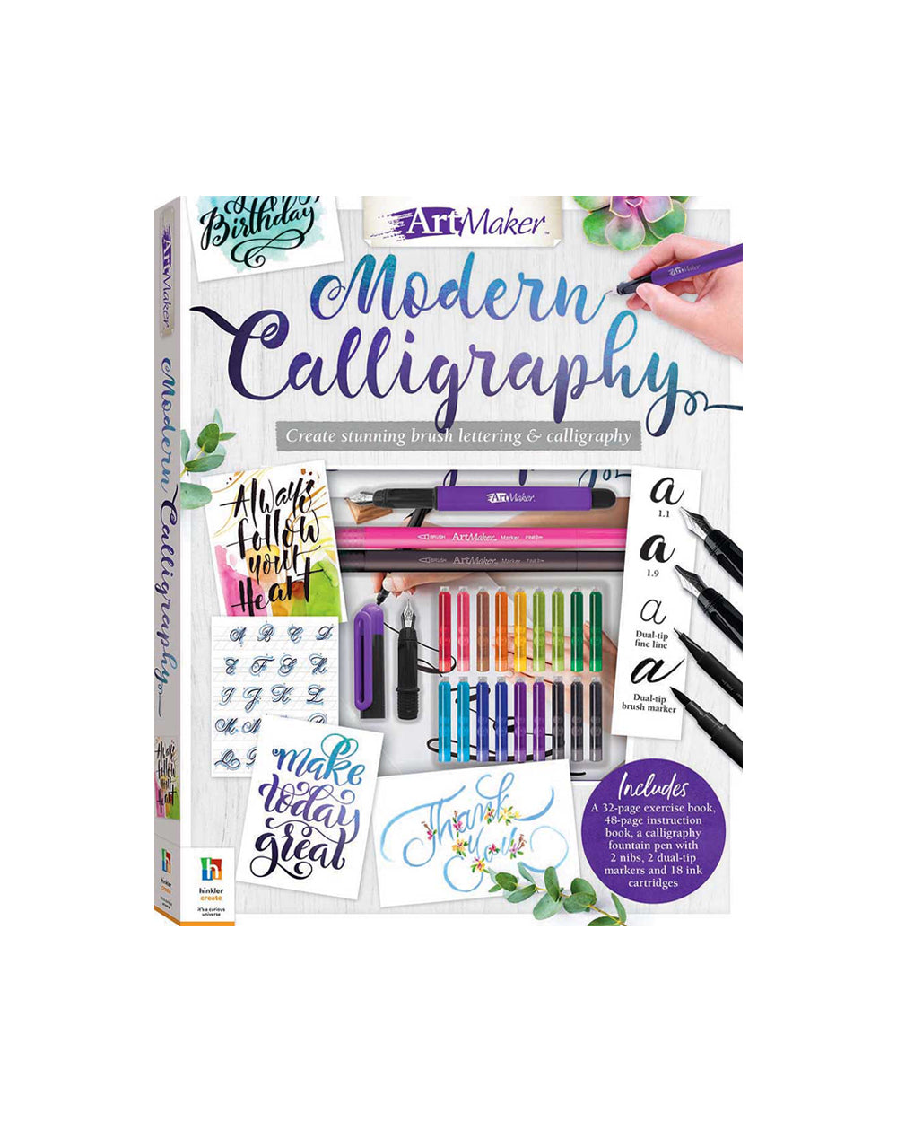 Hinkler Art Maker Modern Calligraphy Kit