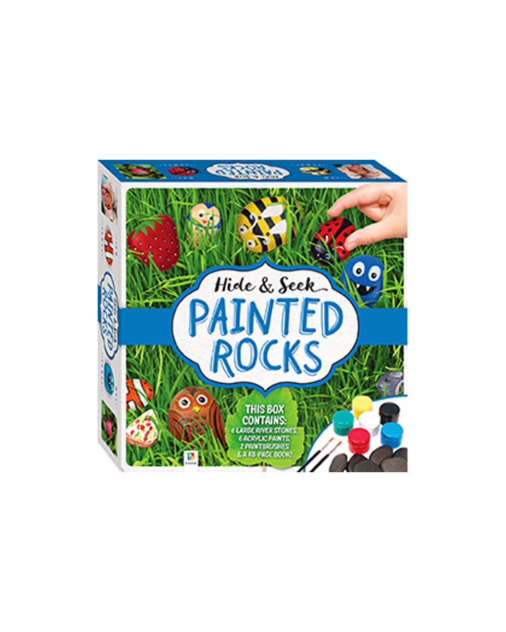 Hinkler Craft Maker Hide & Seek Painted Rocks Kit