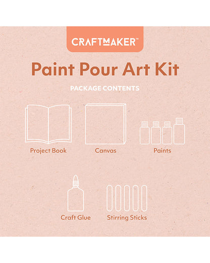 Hinkler Craft Maker Paint Pour Art Kit