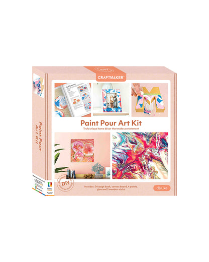 Hinkler Craft Maker Paint Pour Art Kit