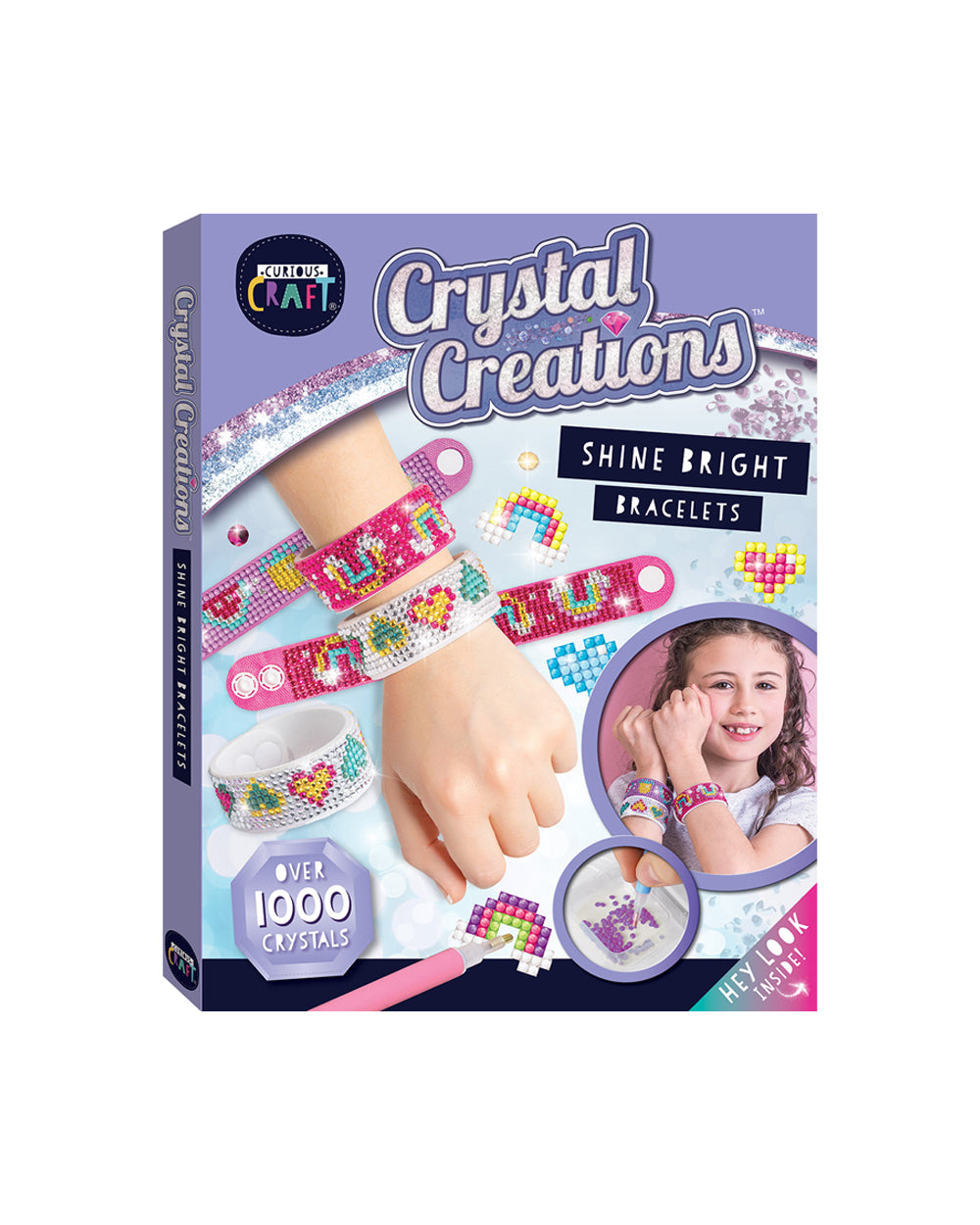 Hinkler Curious Craft Crystal Creations Shine Bright Bracelets