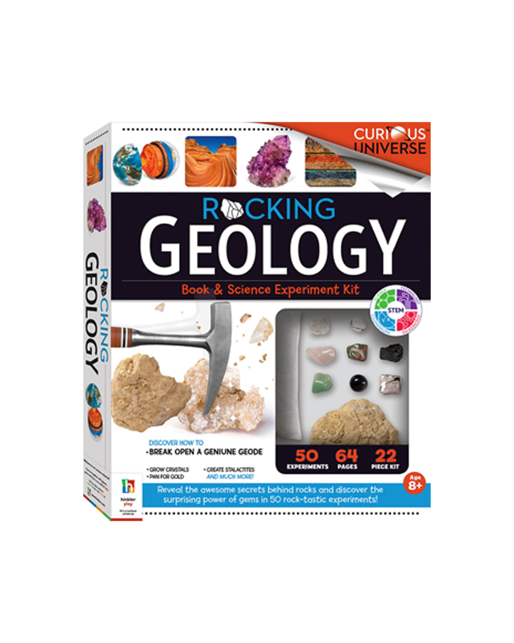 Hinkler Curious Universe Science Kit Rocking Geology
