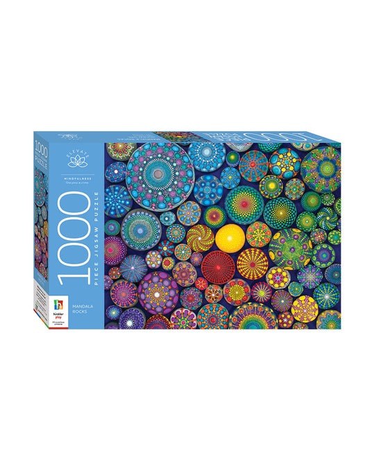 Hinkler Elevate 1000 Pieces Jigsaw Mandala Rocks