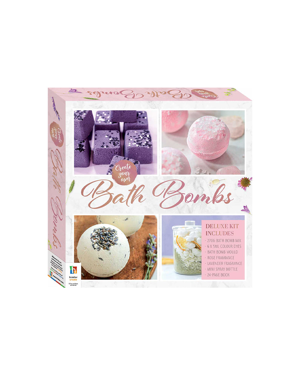 Hinkler Create Your Own Bath Bombs Deluxe Essentials Kit Craft Maker