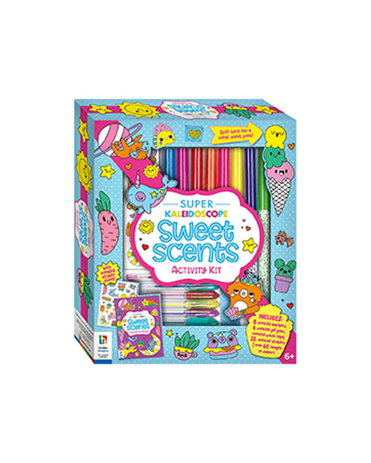 Hinkler Super Kaleidoscope Coloring Sweet Scents Activity Kit