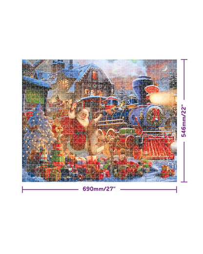 Hinkler Santa Express 1000 Pieces Christmas Jigsaw Mindbogglers