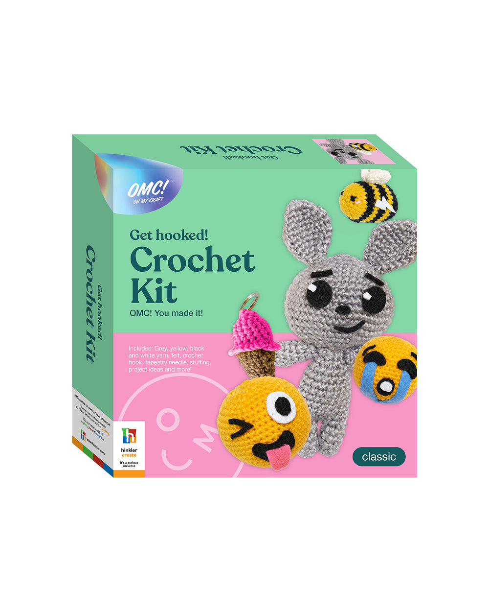 Hinkler Omc Get Hooked Crochet Kit