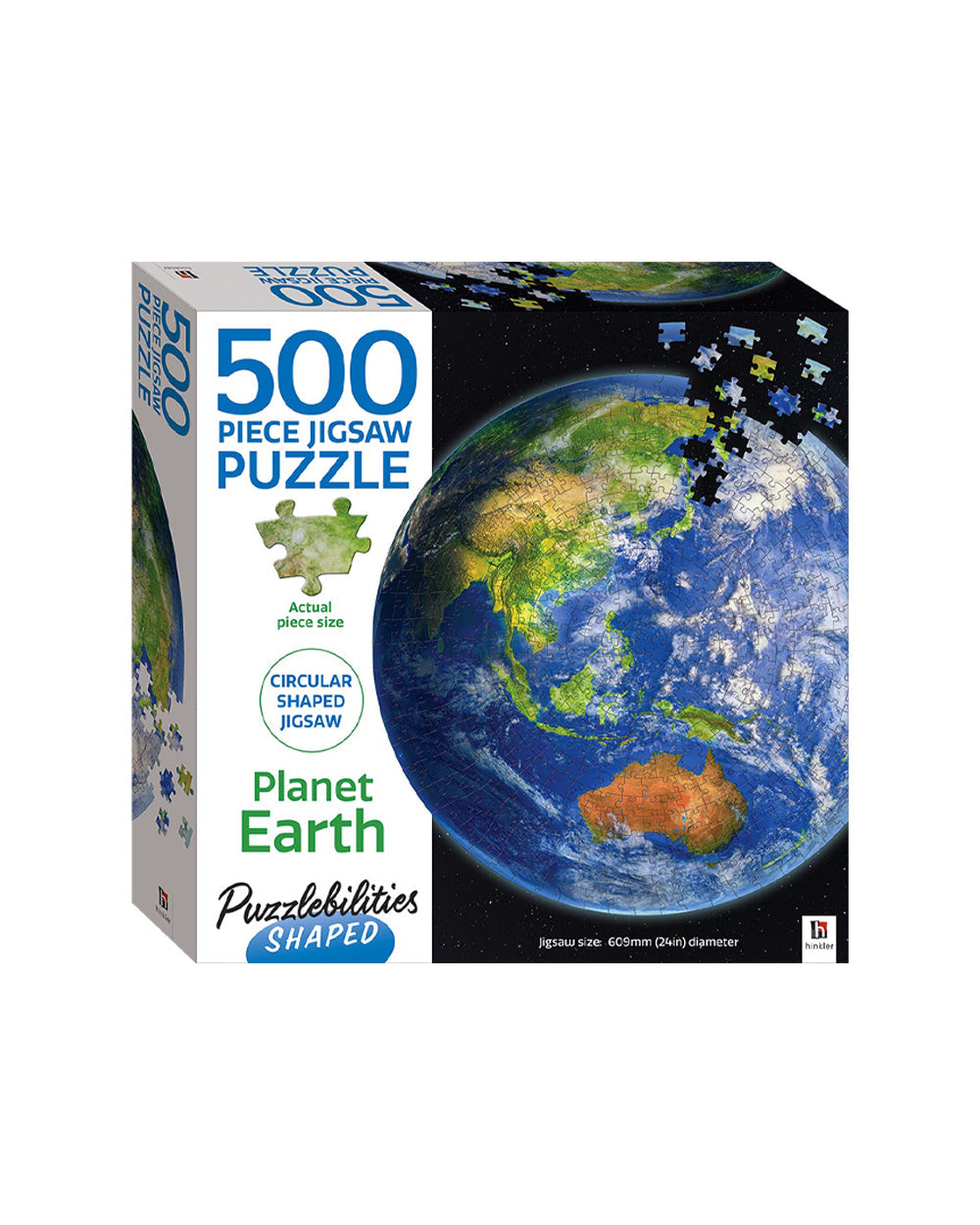 Hinkler Puzzlebilities Shaped 500 Pieces Jigsaw Planet Earth