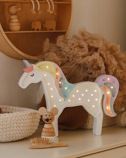 Little Lights Unicorn Lamp Magic Rainbow