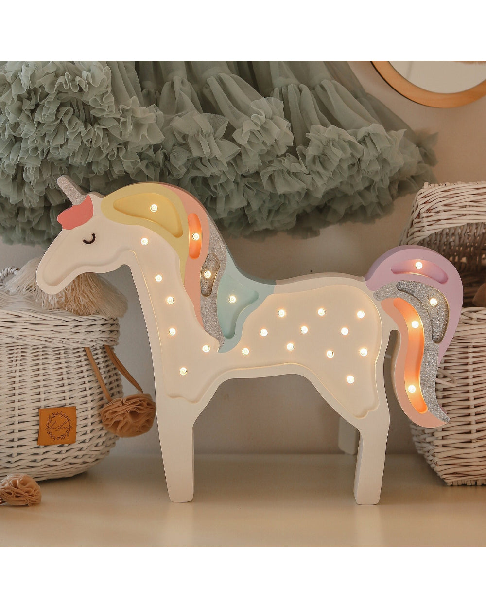 Little Lights Unicorn Lamp Magic Rainbow