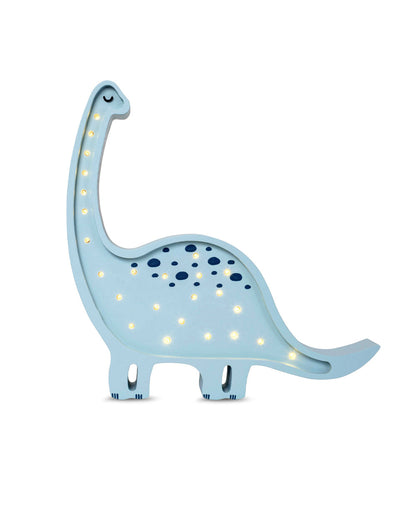 Little Lights Dino Diplodocus Lamp Prehistoric Blue