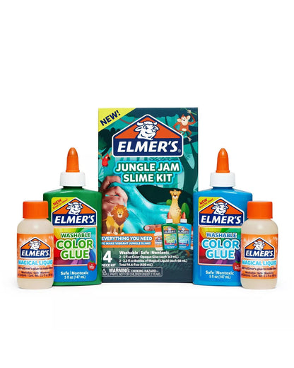 Elmer's Jungle Jam Slime Kit Pack of 4