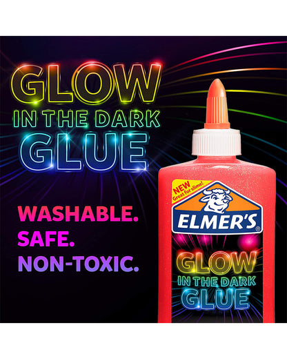 Elmer's 5oz Glow In The Dark Glue Pink