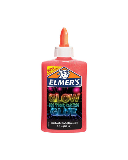 Elmer's 5oz Glow In The Dark Glue Pink