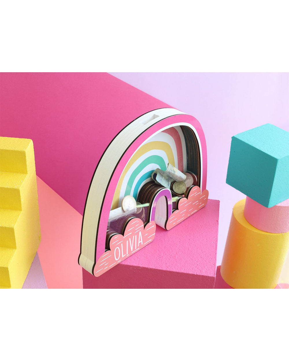 HenkiUp Colorful Rainbow Money Box