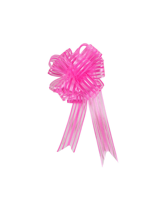 Wrap & Roll 5 inch Baby Pink Organza Pull Bow