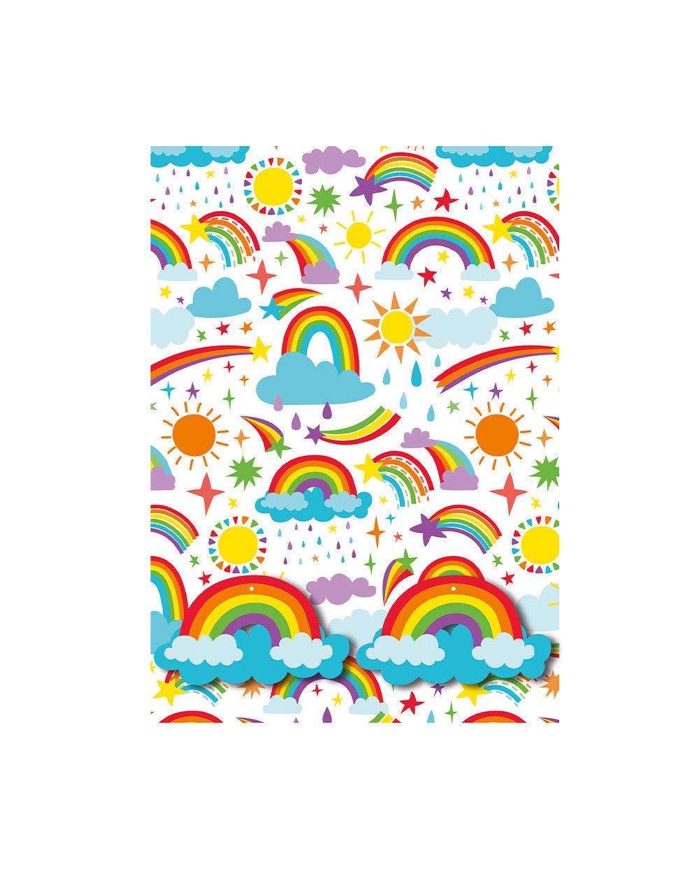 Wrap & Roll Rainbows 2 Sheet 2 Tag