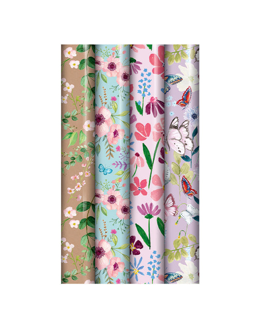 Wrap & Roll 2.5 Meter Floral Giftwrap Assorted 1 Piece