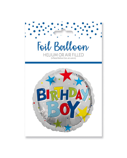 Ballunar Birthday Boy Foil Balloon 45.7cm