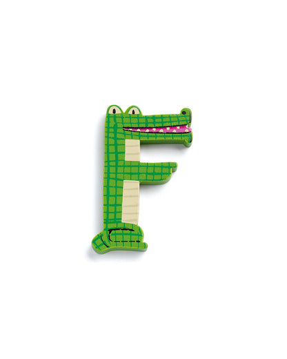 Djeco F Animals Door Letter