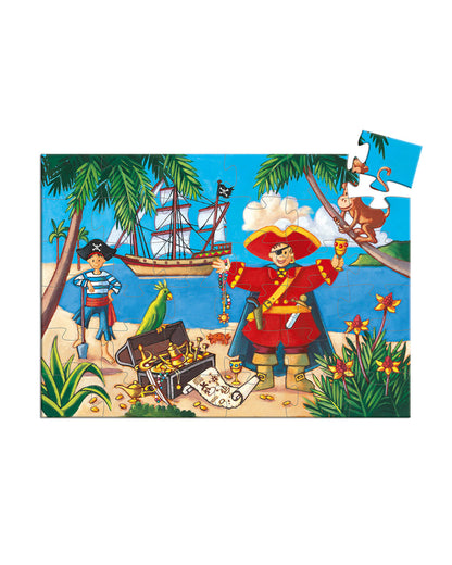 Djeco The Pirate & His Treasure Puzzle Set of 36