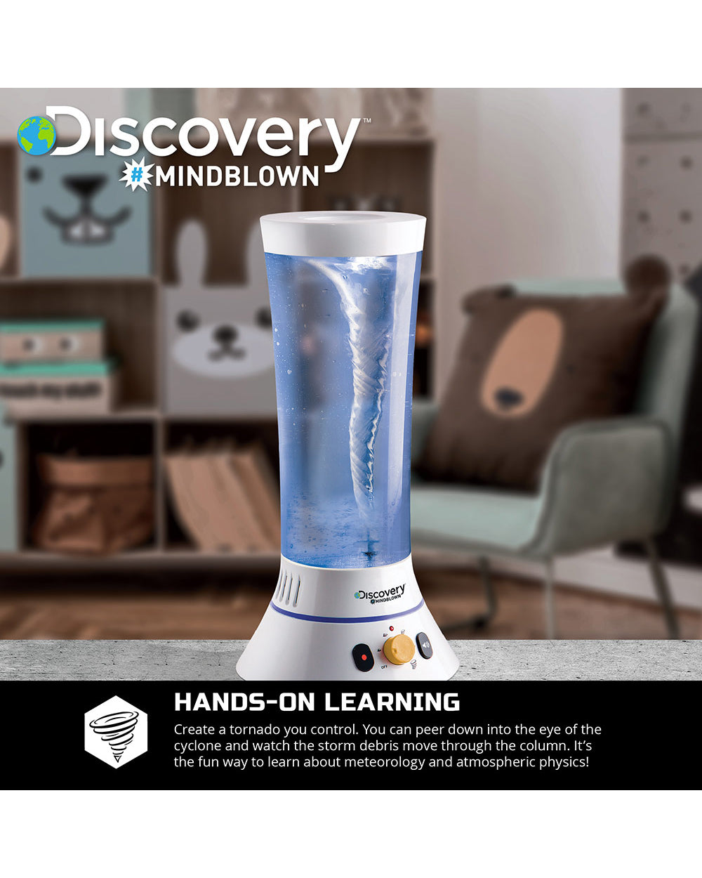 Discovery Mindblown Toy Tornado Lab 5 Speed Cyclone Controller