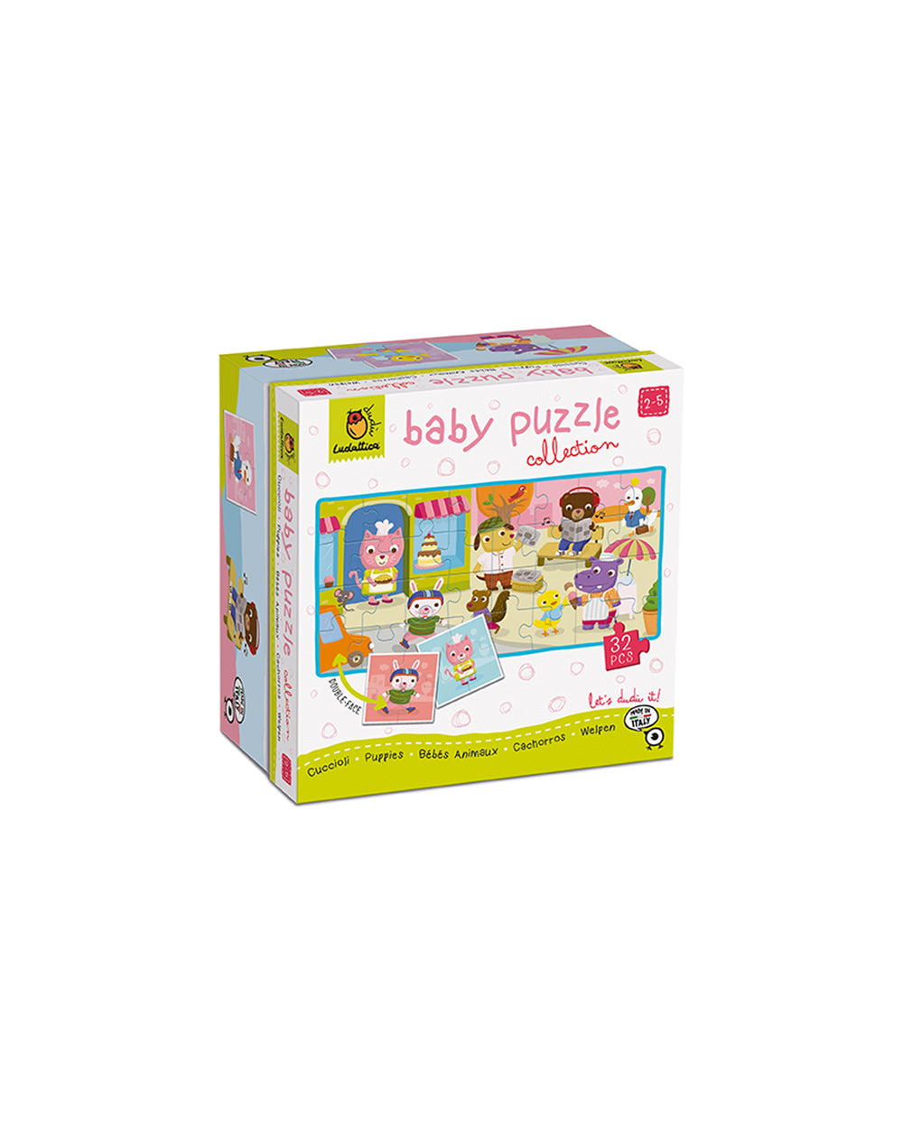 Ludattica Dudù Baby Puzzle Collection Puppies