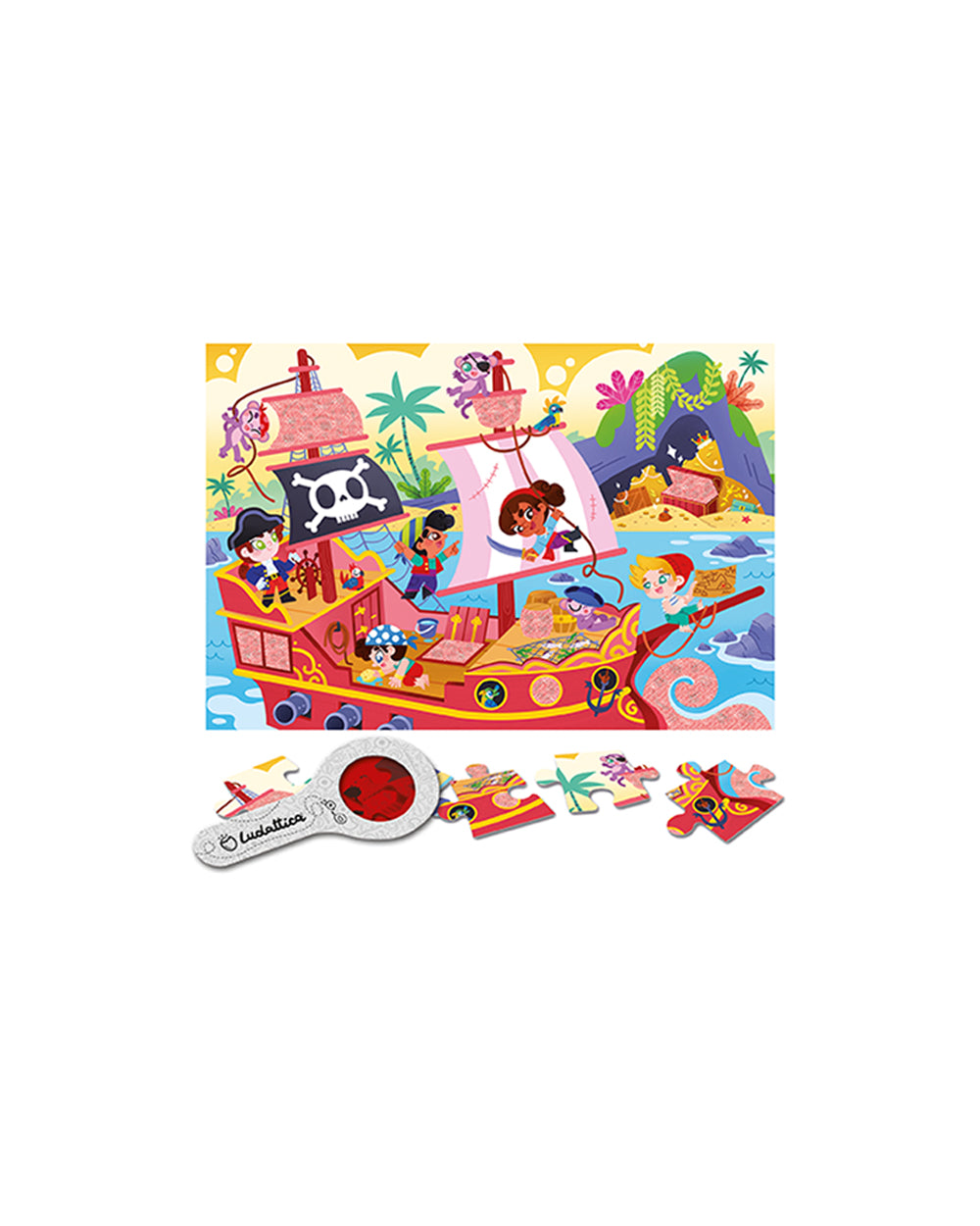 Ludattica Secret Puzzle Pirates 24 Piees Set