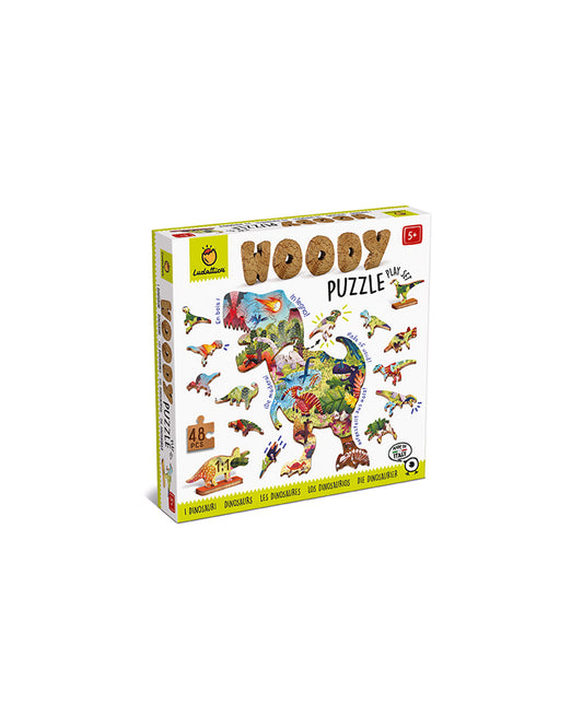 Ludattica Woody Puzzle Dinosaurs