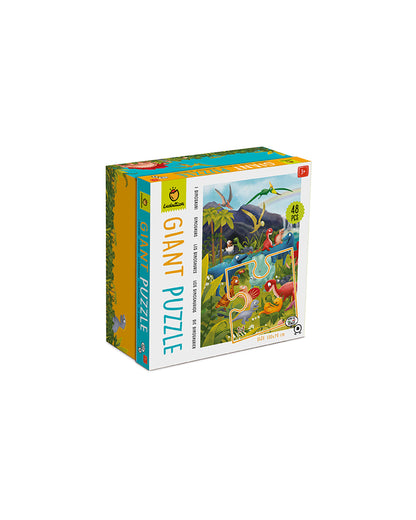 Ludattica Giant Puzzle The Dinosaurs 48 Pieces Set