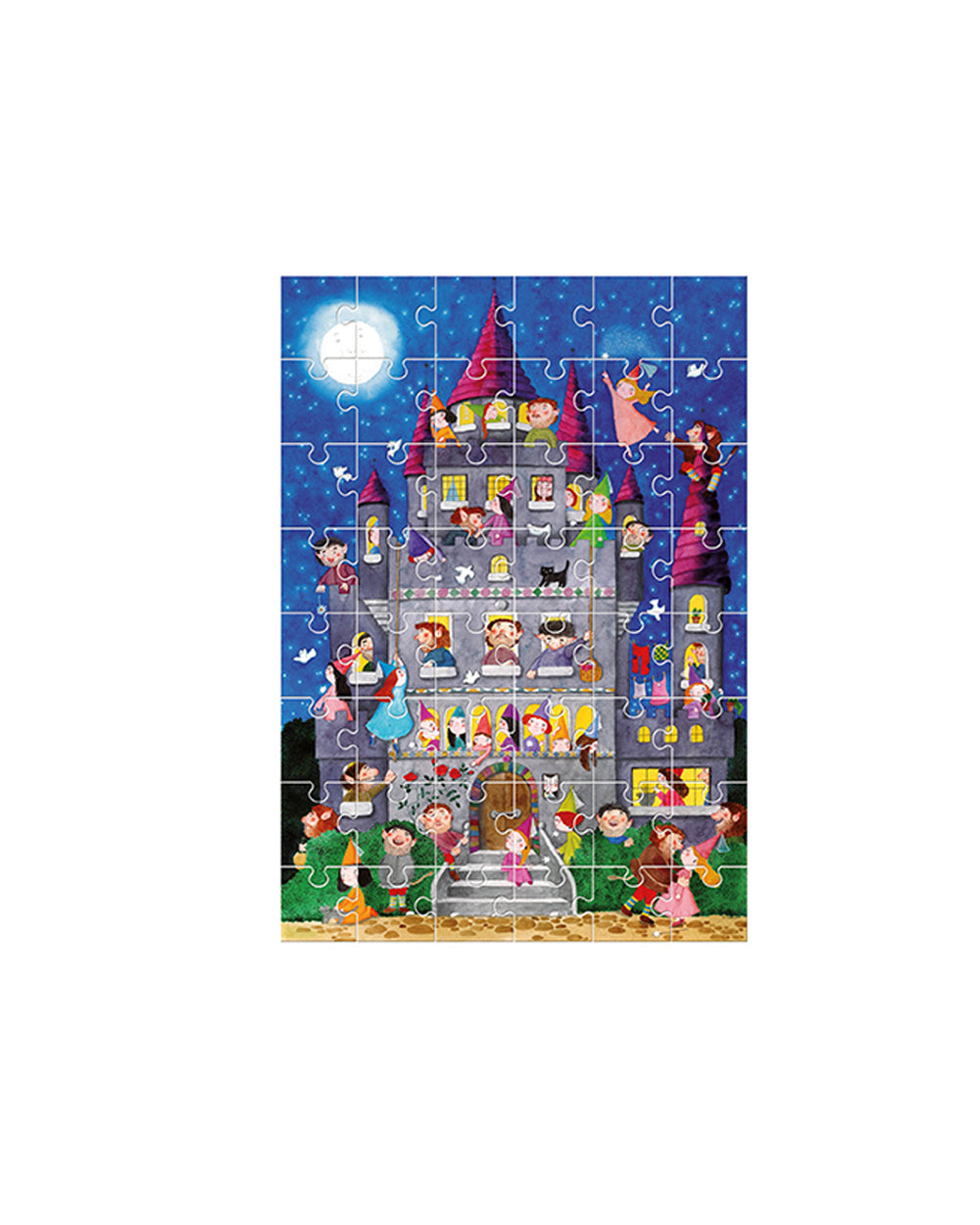 Ludattica Giant Puzzle The Castle Of The Fairies 48 Pieces Set