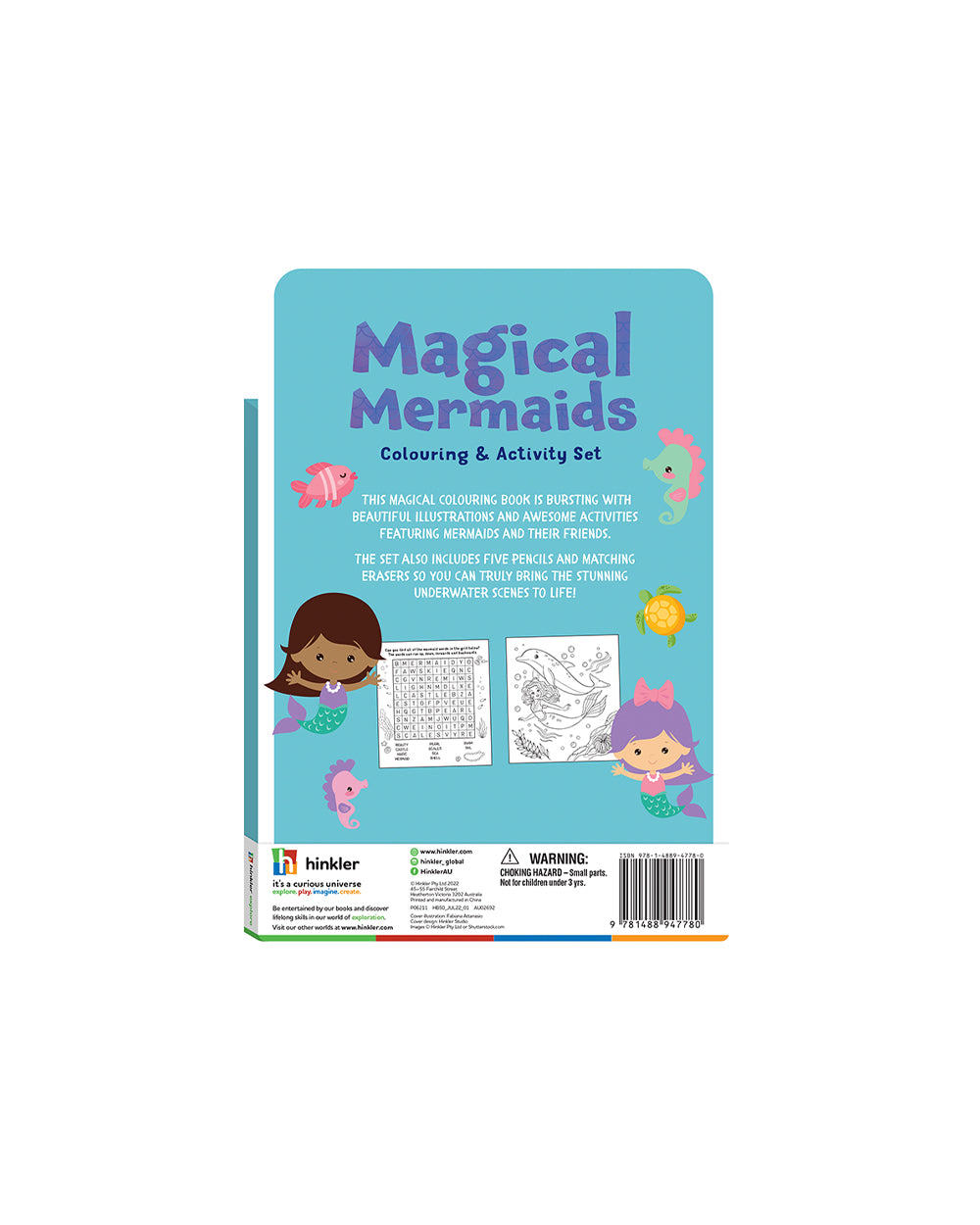 Hinkler Magical Mermaids Coloring & Activity Set