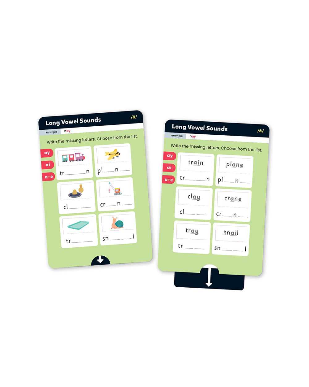 Hinkler Junior Explorers Phonics Pull the Tab Flash Cards