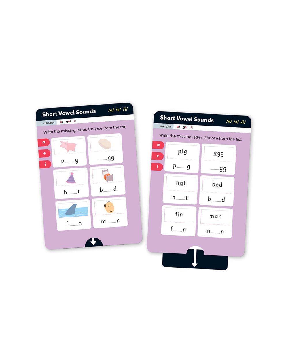 Hinkler Junior Explorers Phonics Pull the Tab Flash Cards