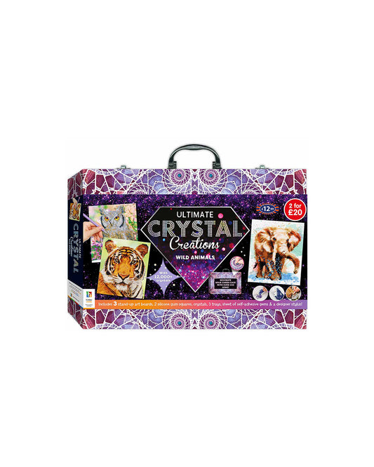 Hinkler Ultimate Crystal Creations Carry Case Amazing Animals