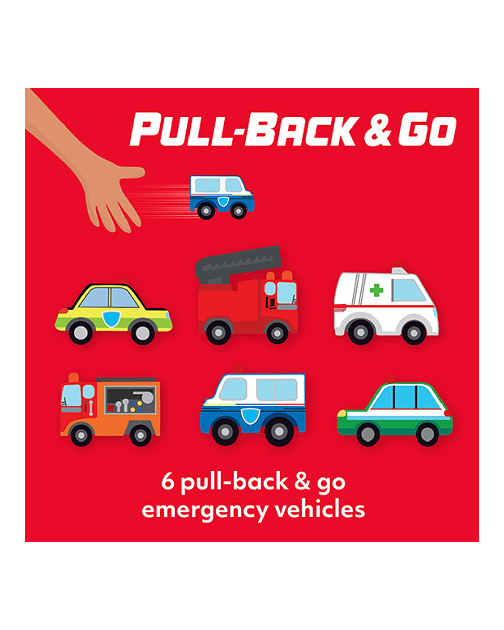 Hinkler Pull Back & Go Emergency Vehicles