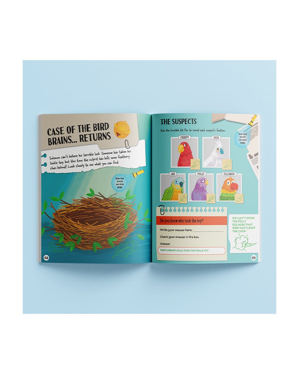 Hinkler The Secret Invisible Ink Activity Book