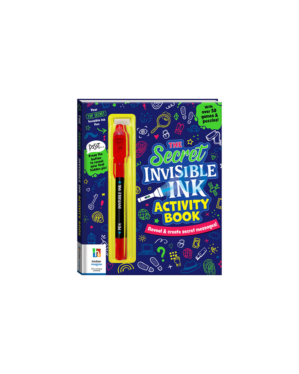 Hinkler The Secret Invisible Ink Activity Book