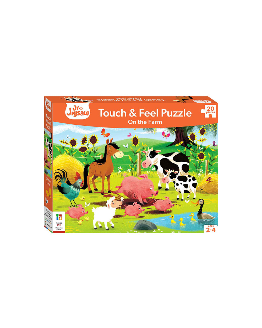 Hinkler Junior Jigsaw Touch & Feel On the Farm