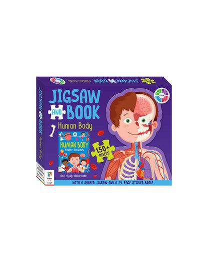 Hinkler Jigsaw & Book Human Body