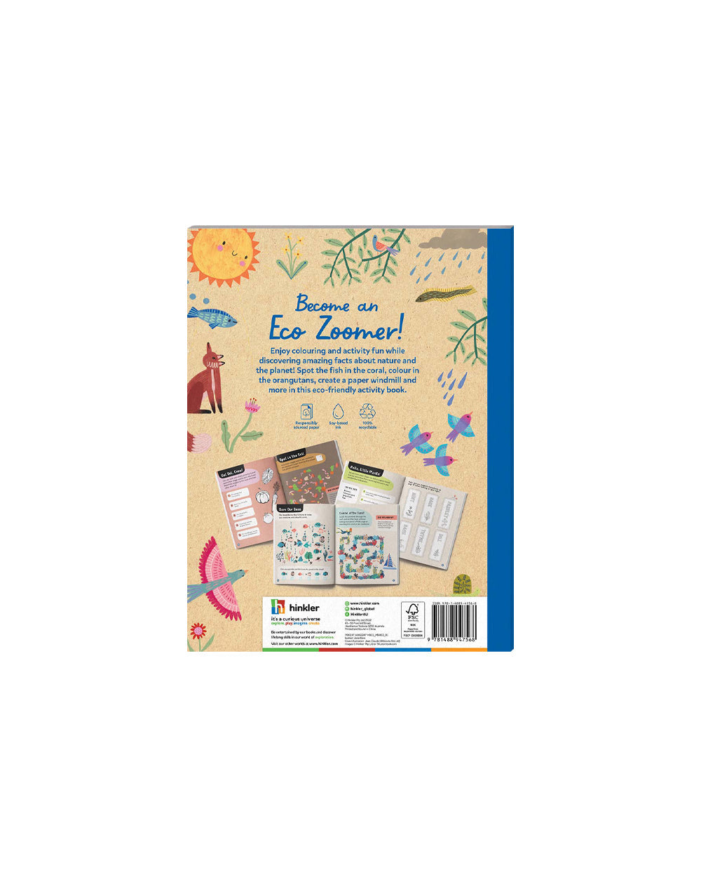 Hinkler Eco Zoomers Earth Friendly Activity Book