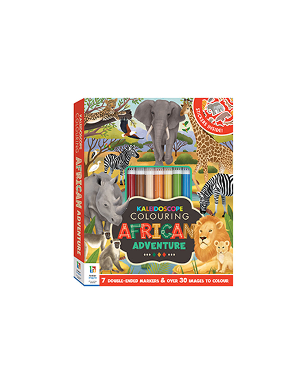 Hinkler Kaleidoscope Coloring Kit African Adventure