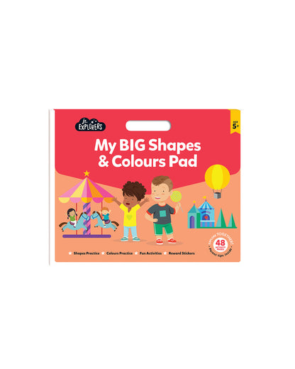 Hinkler Junior Explorers My Big Shapes & Colors Pad