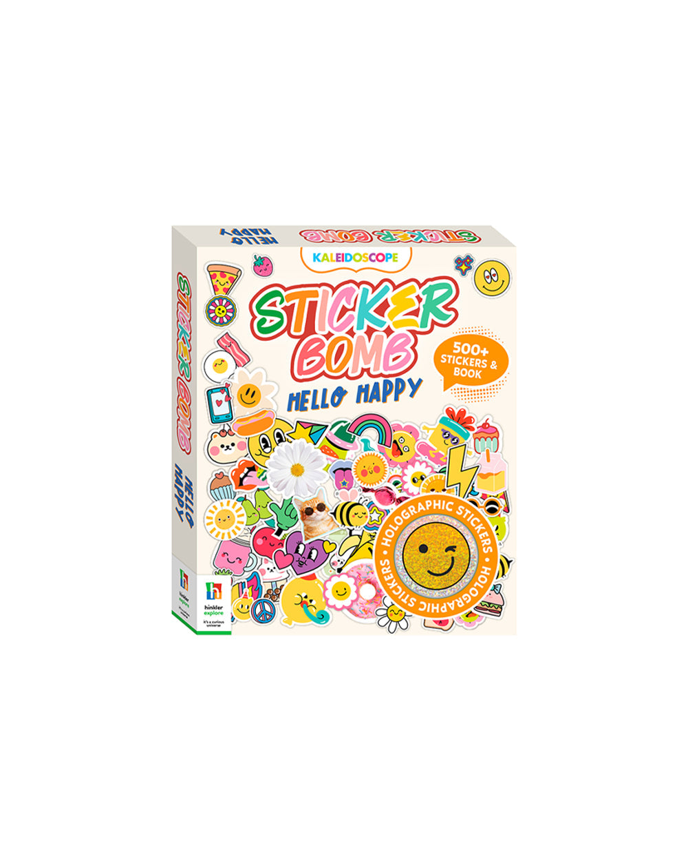 Hinkler Kaleidoscope Sticker Bomb Hello Happy