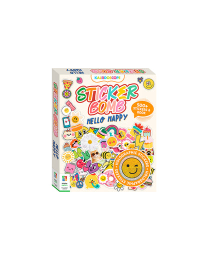 Hinkler Kaleidoscope Sticker Bomb Hello Happy